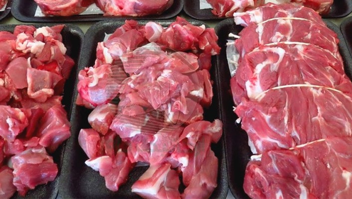 گوشت خورشتی بدون استخوان و چربی گوسفندی